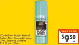 Supa Valu L'Oréal Paris Magic Retouch Instant Root Concealer Spray offer