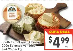 Supa Valu South Cape Cream Cheese offer