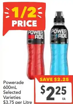 Supa Valu Powerade offer