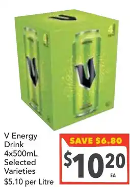 Supa Valu V Energy Drink offer