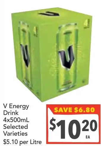 Supa Valu V Energy Drink offer