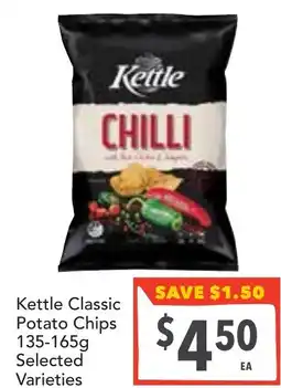 Supa Valu Kettle Classic Potato Chips offer