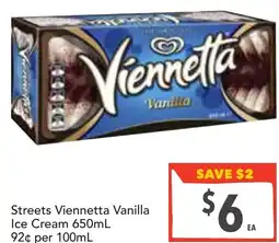 Supa Valu Streets Viennetta Vanilla Ice Cream offer