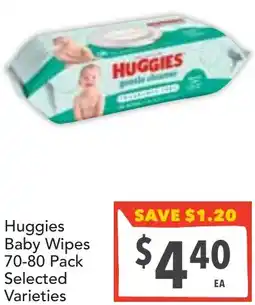 Supa Valu Huggies Baby Wipes offer
