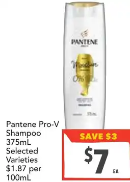 Supa Valu Pantene Pro-V Shampoo offer