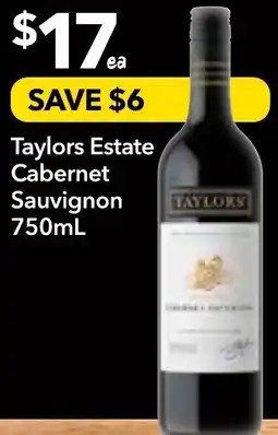 Supa Valu Taylors Estate Cabernet Sauvignon offer