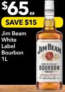 Supa Valu Jim Beam White Label Bourbon offer