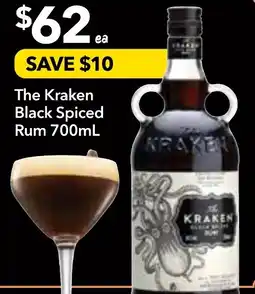 Supa Valu The Kraken Black Spiced Rum offer