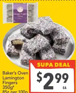 Supa Valu Baker's Oven Lamington Fingers offer