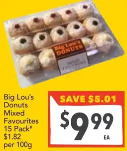 Supa Valu Big Lou's Donuts Mixed Favourites offer