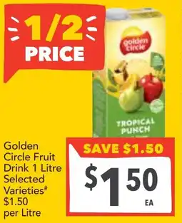 Supa Valu Golden Circle Fruit Drink offer