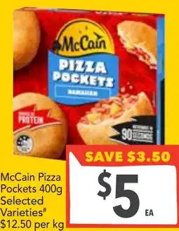 Supa Valu McCain Pizza Pockets offer