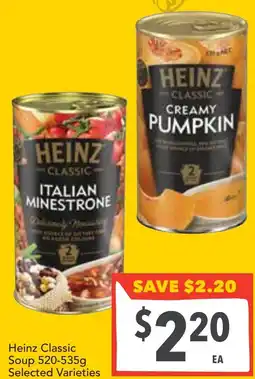 Supa Valu Heinz Classic Soup offer