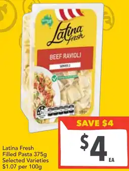 Supa Valu Latina Fresh Filled Pasta offer