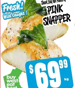 Farmer Jack's Pink snapper offer