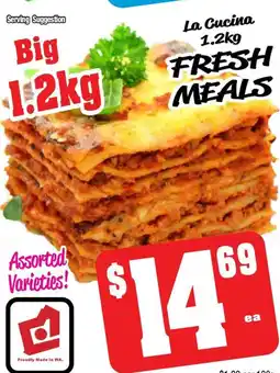 Farmer Jack's Fresh meals offer