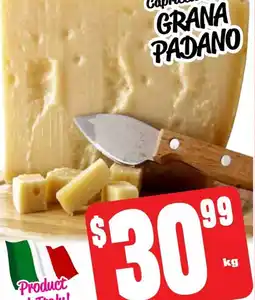 Farmer Jack's Grana padano offer
