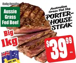 Farmer Jack's Porter- house steak offer