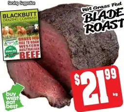 Farmer Jack's blade roast offer