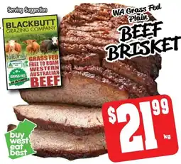 Farmer Jack's beef brisket offer