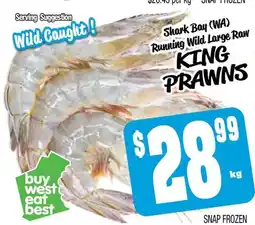 Farmer Jack's king prawns offer