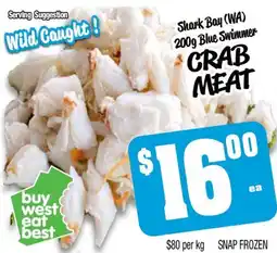 Farmer Jack's Crab meat offer