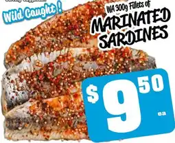 Farmer Jack's Marinated sardines offer