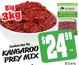 Farmer Jack's kangaroo prey mix offer