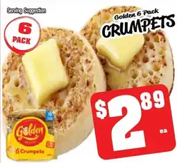 Farmer Jack's Crumpets offer