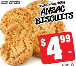 Farmer Jack's Anzac biscuits offer