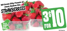 Farmer Jack's Strawberries offer