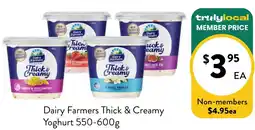 Farmer Jack's Dairy Farmers Thick & Creamy Yoghurt offer