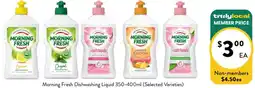 Farmer Jack's Morning Fresh Dishwashing Liquid offer