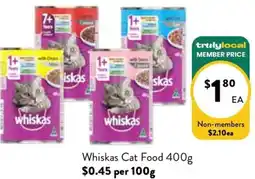 Farmer Jack's Whiskas Cat Food offer