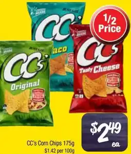 Farmer Jack's CC's Corn Chips offer
