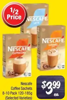 Farmer Jack's Nescafe Coffee Sachets offer