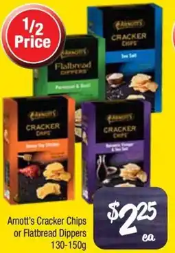 Farmer Jack's Arnott's Cracker Chips or Flatbread Dippers offer