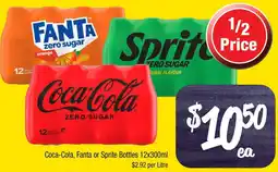Farmer Jack's Coca-Cola, Fanta or Sprite Bottles offer