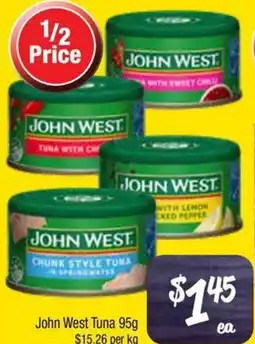 Farmer Jack's John West Tuna offer
