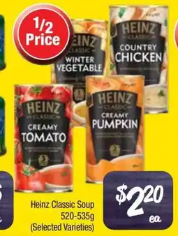 Farmer Jack's Heinz Classic Soup offer