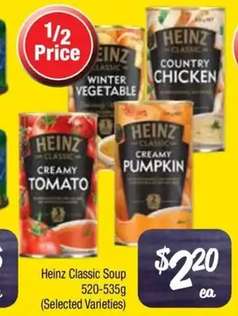 Farmer Jack's Heinz Classic Soup offer