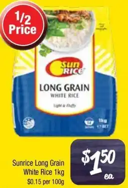Farmer Jack's Sunrice Long Grain White Rice offer