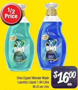 Farmer Jack's Omo Expert Wonder Wash Laundry Liquid offer