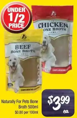 Farmer Jack's Naturally For Pets Bone Broth offer