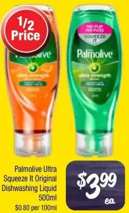 Farmer Jack's Palmolive ultra squeeze it original dishwashing liquid offer