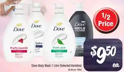 Farmer Jack's Dove Body Wash offer
