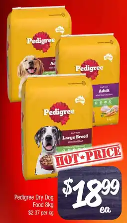 Farmer Jack's Pedigree Dry Dog Food offer