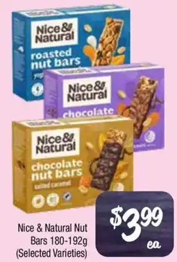 Farmer Jack's Nice & Natural Nut Bars offer