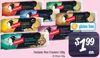 Farmer Jack's Fantastic Rice Crackers offer