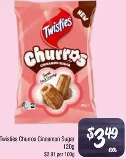 Farmer Jack's Twisties Churros Cinnamon Sugar offer
